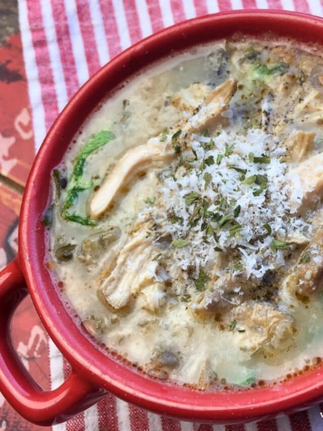 Chicken Mushroom Florentine Soup Story Walking On Sunshine Recipes