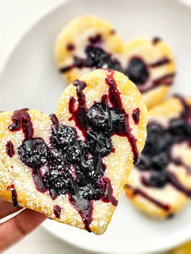 Blueberry Cream Cheese Puff Pastry Walking On Sunshine