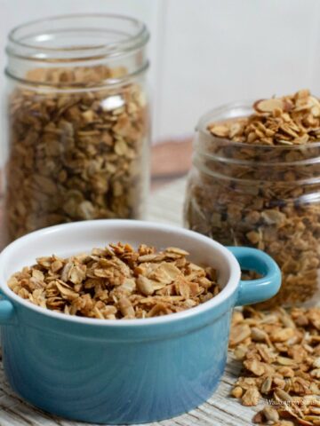 Homemade Granola with Peanut Butter from WOS