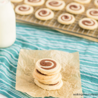 Vanilla and Chocolate Swirl Cookies
