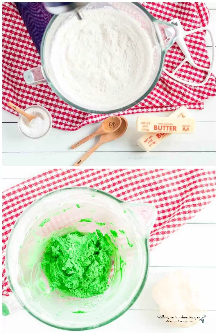 Dough for Easy Slice and Bake Colorful Cookies