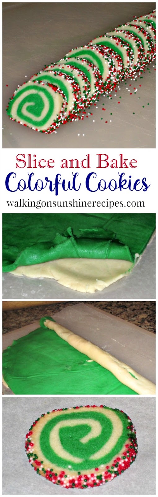 Easy Slice and Bake Christmas Cookies - Walking on Sunshine