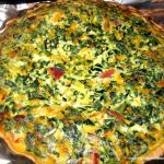 Spinach Bacon Cheese Quiche