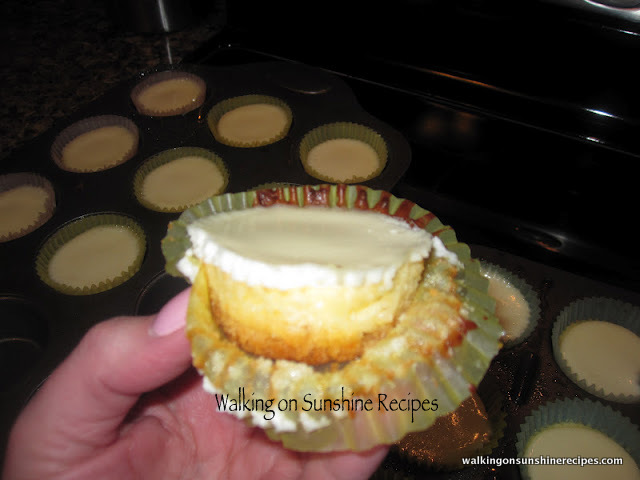 Cheescake Cupcakes| Walking On Sunshine Recipes