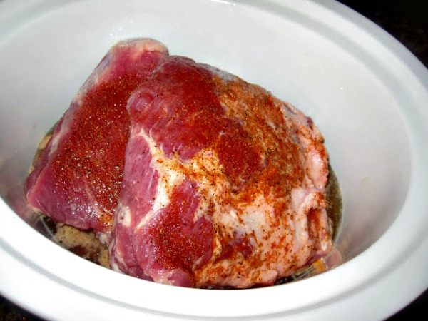 Barbecue Ribs Cooking in the Crock Pot from Walking on Sunshine Recipes