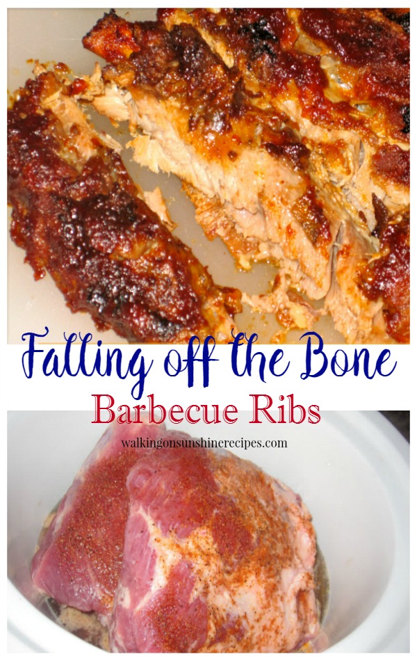 Falling off the Bone Barbecue Ribs from Walking on Sunshine Recipes