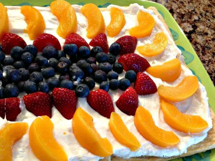 Crescent Rolls Fruit Tart. 