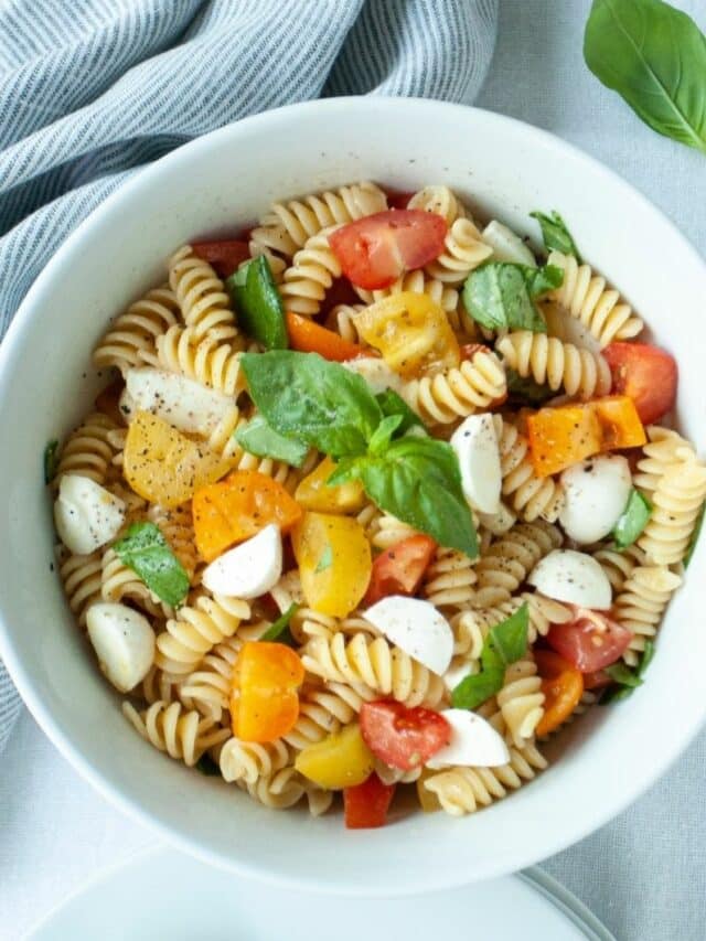 Fresh Tomatoes and Pasta Recipe Story - Walking On Sunshine Recipes