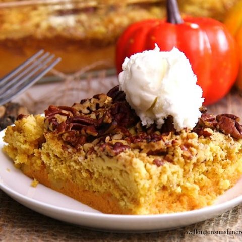 Pumpkin Crunch Cake with VIDEO