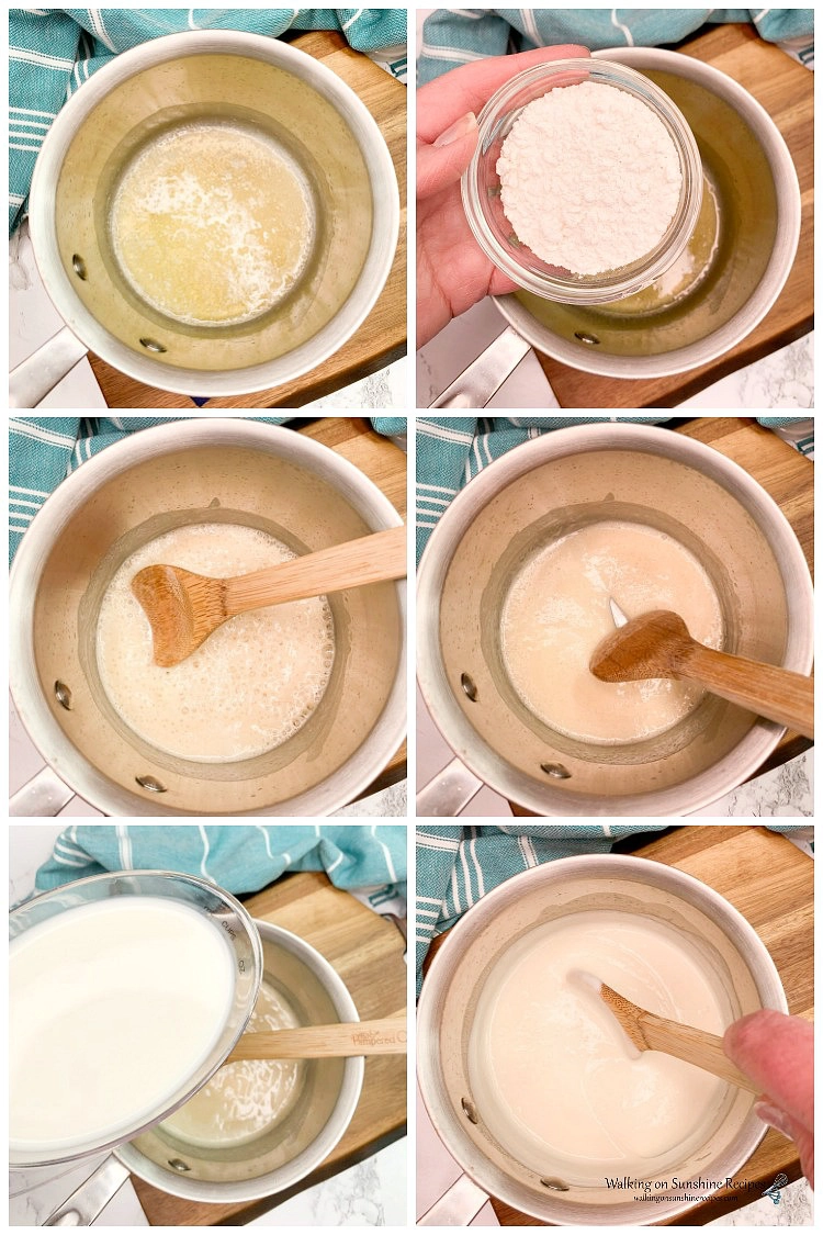 How to make cream sauce for Homemade Mac and Cheese