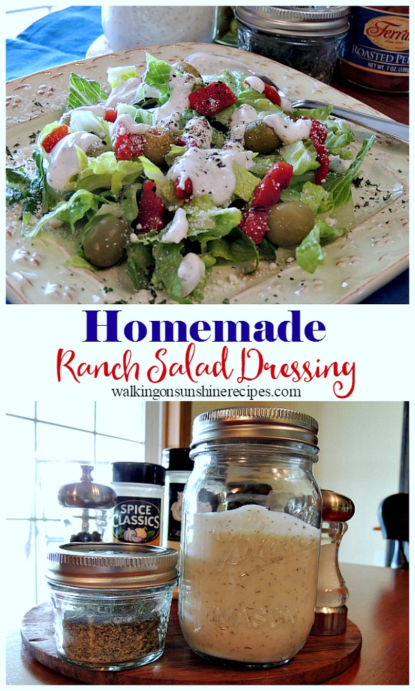 Ranch Salad Dressing Mason Jar Gift - An Oregon Cottage