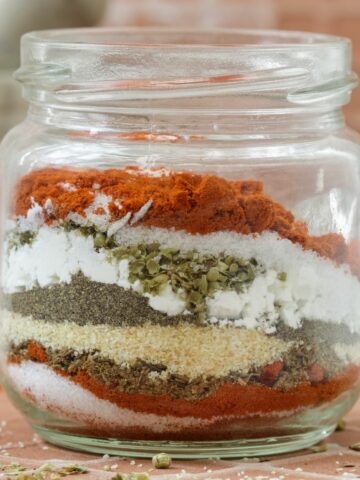 Taco Seasoning in Jar.