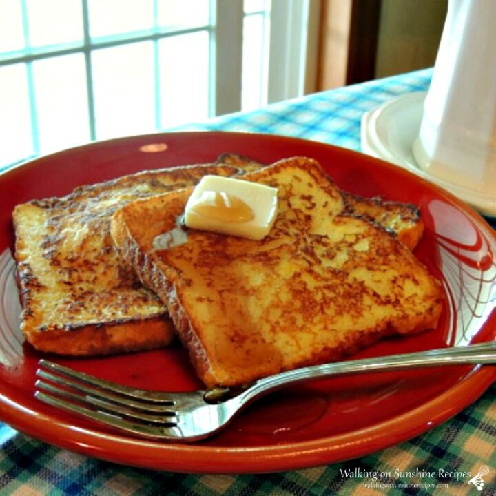 Classic Freezer French Toast Recipe Walking on Sunshine