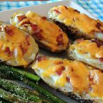 Twice Baked Potatoes with Bacon and Cheese FEATURED photo from Walking on Sunshine Recipes
