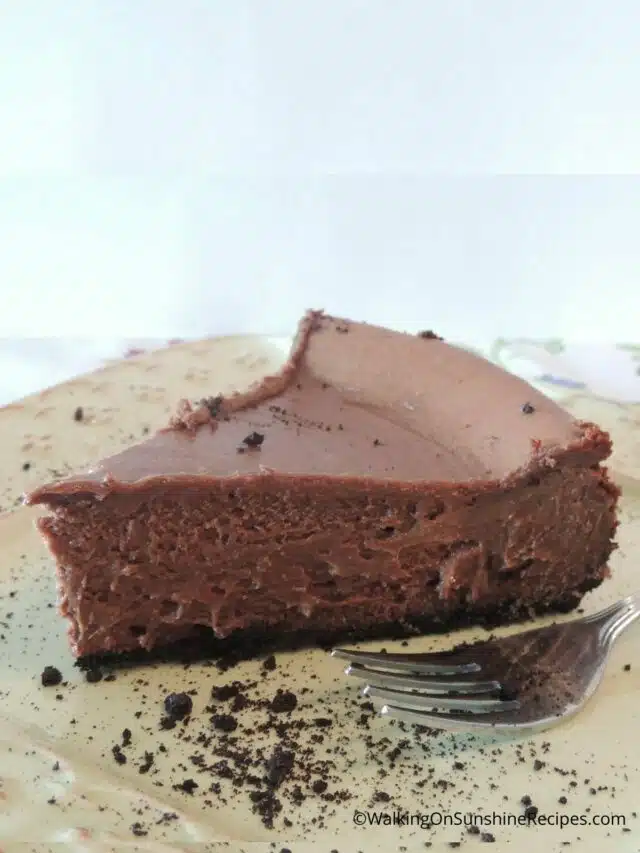 Bakers Chocolate Bliss Cheesecake Story