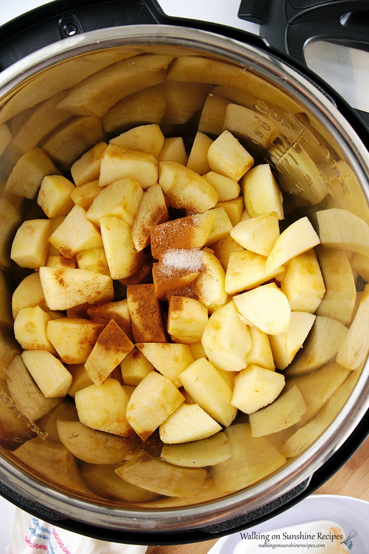 Apples in Instant Pot 