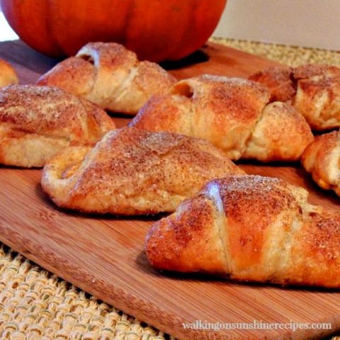Pumpkin Cream Cheese Crescents