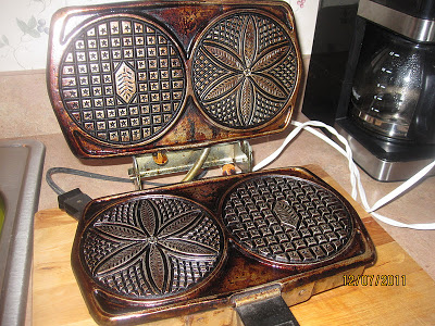 Original pizzelle iron.