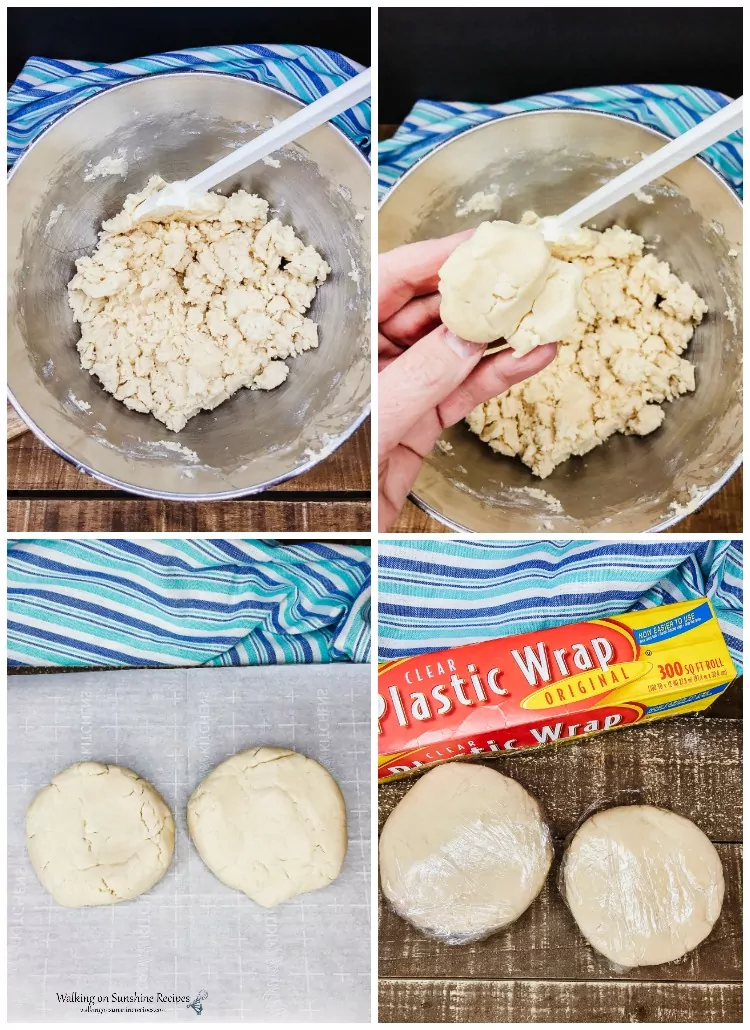 Making the dough for Shortbread Cookies 