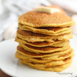 Pumpkin Pancakes with Pancake Mix - Walking On Sunshine Recipes