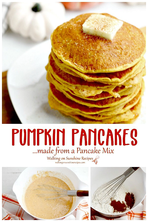 Pancake Mix Pumpkin Pancakes 