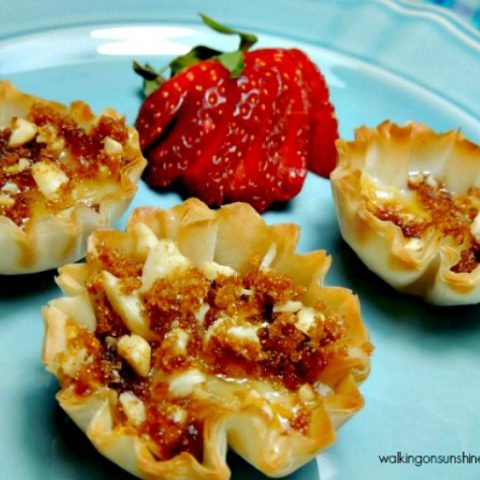 Brie Filled Phyllo Cups