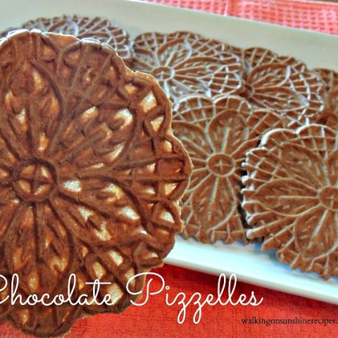 Italian Chocolate Pizzelles