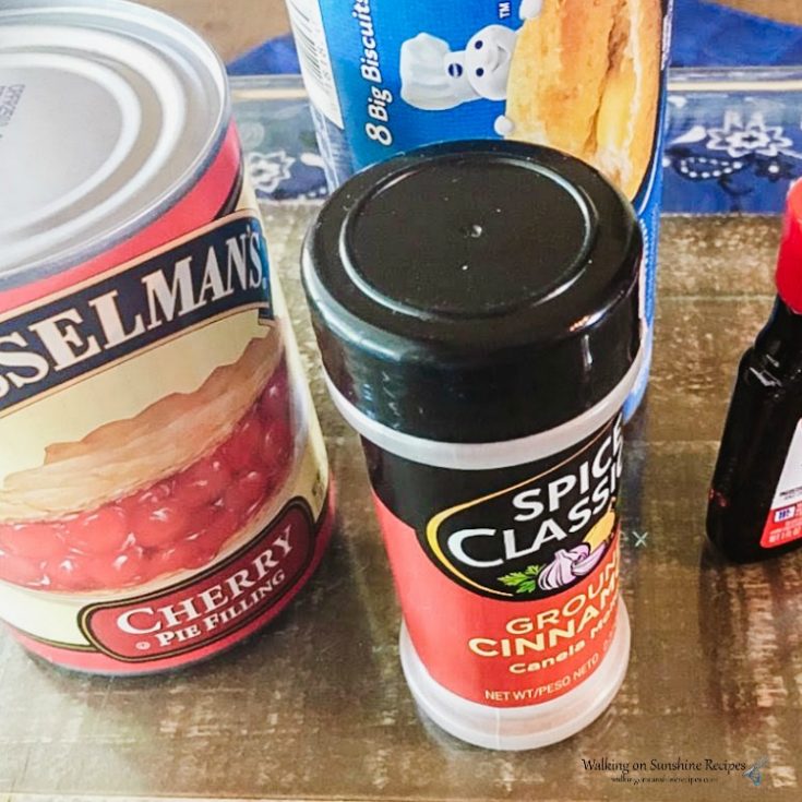 Easy Cherry Pie Bubble Up Dessert with Cherry Pie Filling