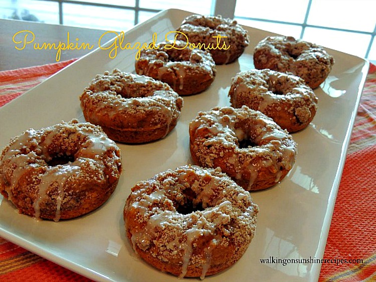 Baked Pumpkin Donuts with Brown Butter Glaze • The Crumby Kitchen