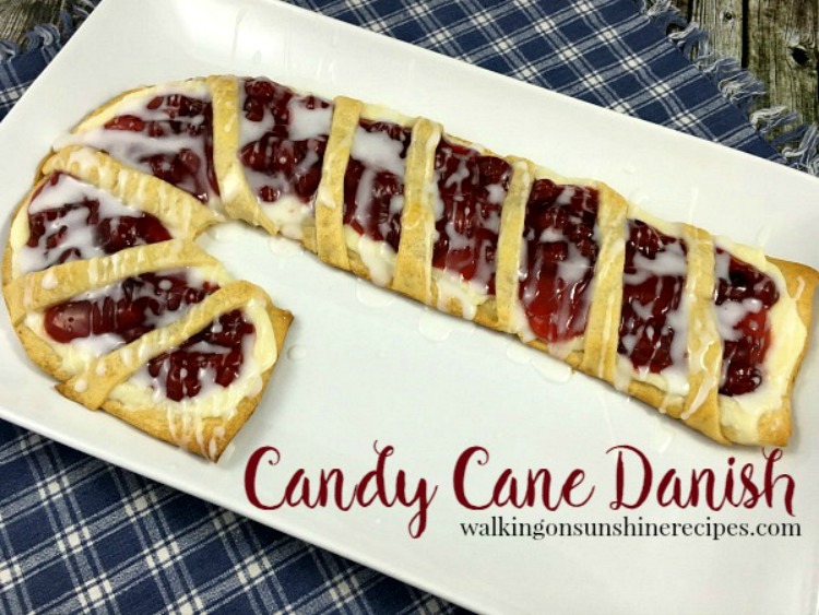Candy Cane Cream Cheese Danish from Walking on Sunshine Recipes Candy Cane Cream Cheese Danish from Walking on Sunshine Recipes