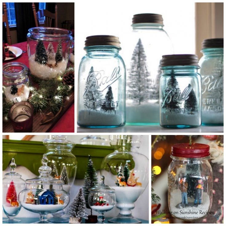 Christmas Terrariums Decorating Ideas - Walking On Sunshine Recipes