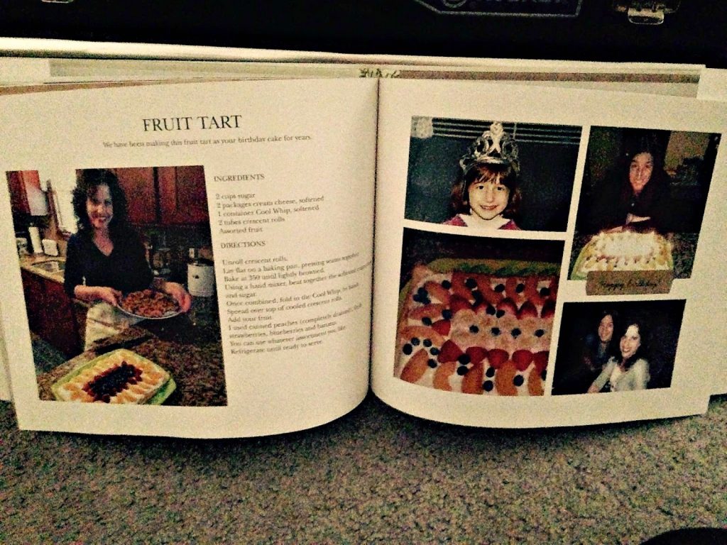 Shutterfly cook book