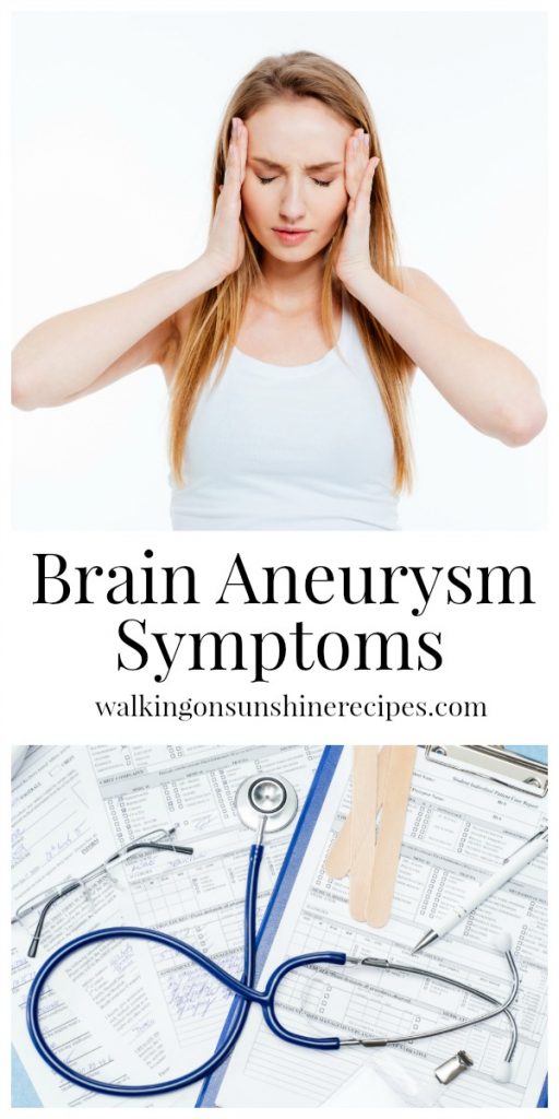 Brain Aneurysm Symptoms from Walking on Sunshine