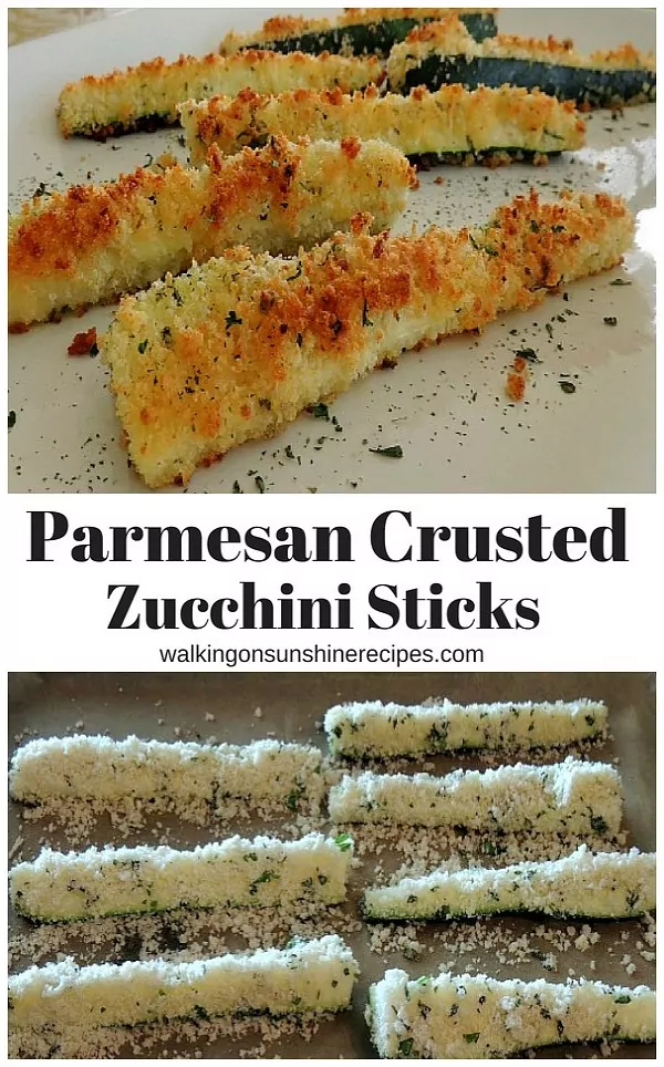 Parmesan Crusted Zucchini Sticks 