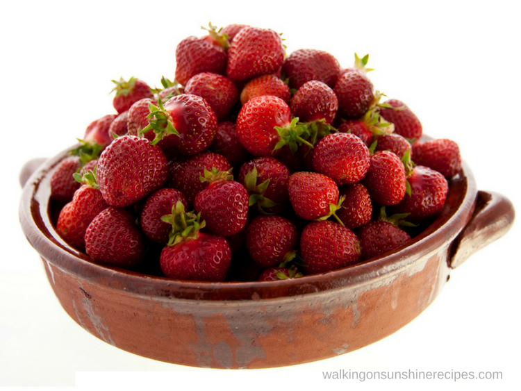 Bowl of Fresh Strawberries