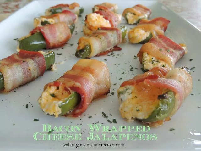 Bacon Wrapped Cheese Jalapenos 