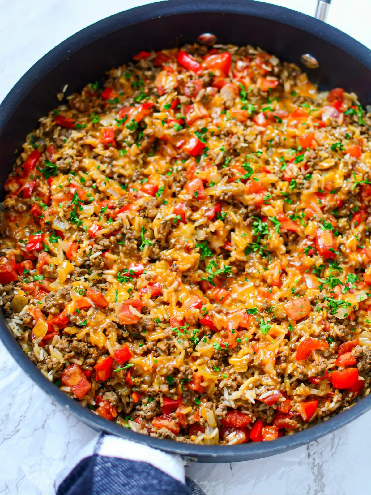 South of the Border Casserole in a large skillet