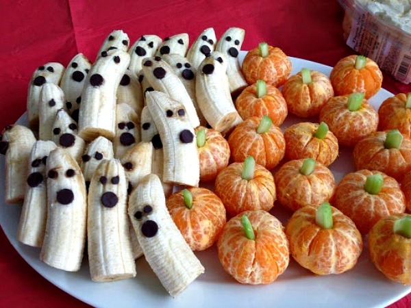 Banana Ghosts and Pumpkin Oranges from Princess Pinky Girl.