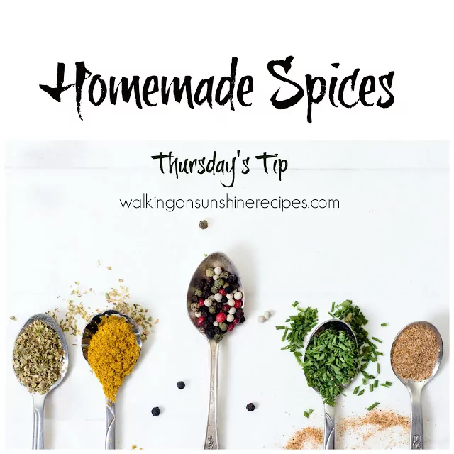 Here are a few homemade spices you're going to want to help with your fall cooking! 