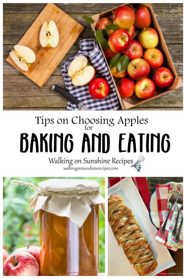 Tips to choose the perfect apples for baking and eating. 