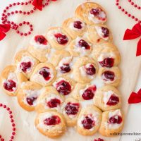 Christmas Tree Cream Cheese Danish