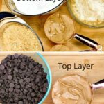 Ingredients for bottom and top layer.