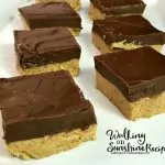 Homemade Peanut Butter Bars from Walking on Sunshine Recipes