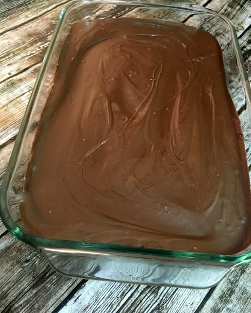 homemade chocolate peanut butter bars