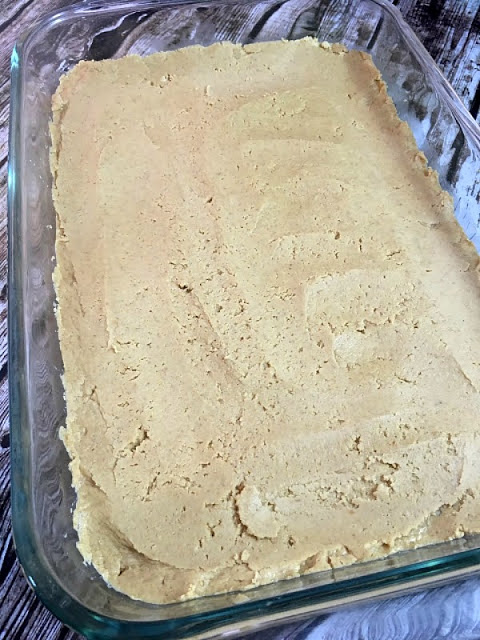 Peanut Butter Bars first layer