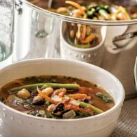 Three Bean Minestrone Soup Recipe and Cookbook Review