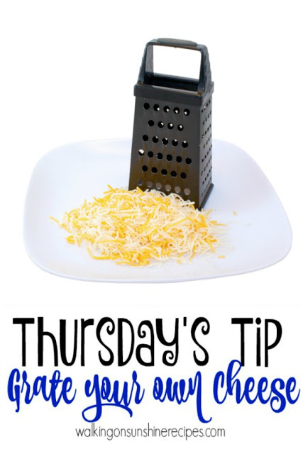 How to grate your own cheese for this week's Thursday's Tip plus a great magazine for the cook in your life!