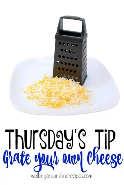 How to grate your own cheese for this week's Thursday's Tip plus a great magazine for the cook in your life!
