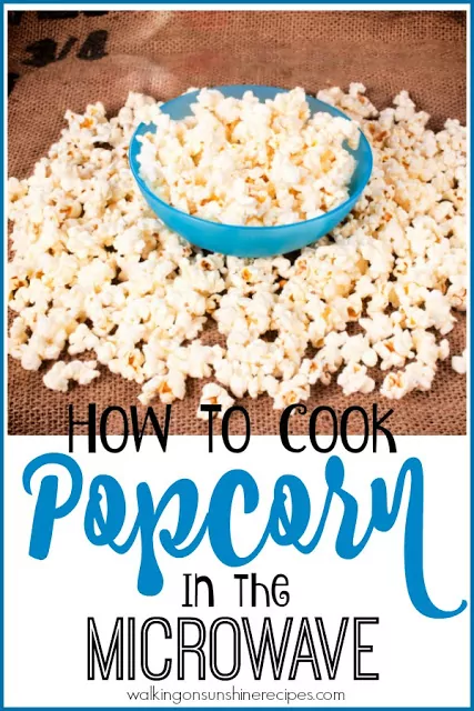 This week's Thursday's Tip is how to cook popcorn in the microwave from Walking on Sunshine Recipes. 