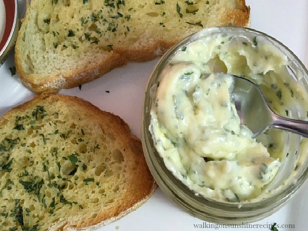 Easy Garlic Butter Spread Recipe that you can Freeze and VIDEO